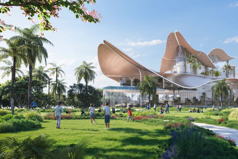 Therme Singapore: Coastal Park view